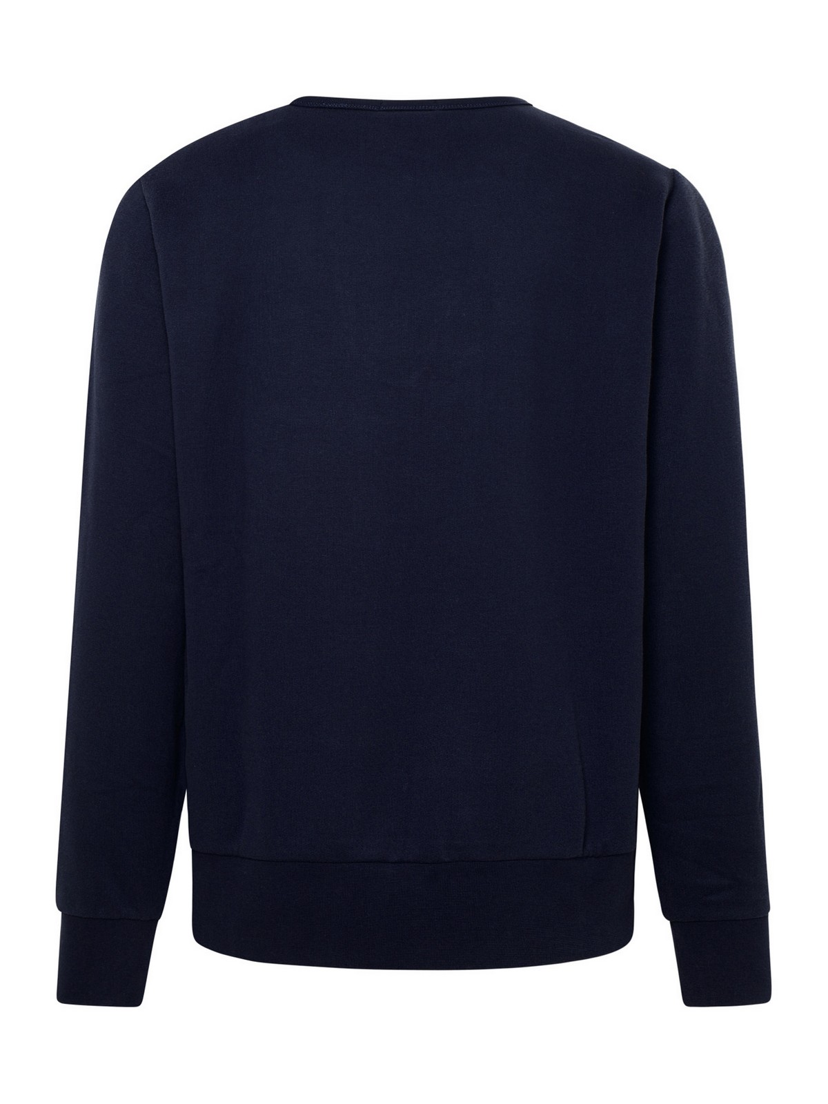 Shop Polo Ralph Lauren Sweatshirt In Navy Cotton Blend In Dark Blue