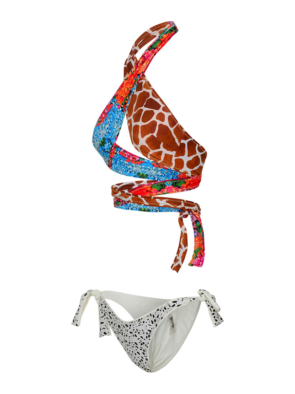 Bikinis Reina Olga Showhorse bikini in multicolored polyamide