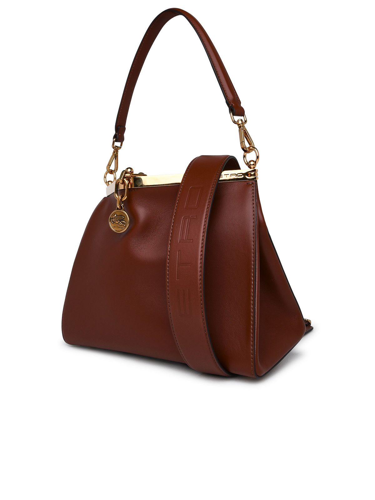 Shop Etro Large Sailing Bag In Brown Leather