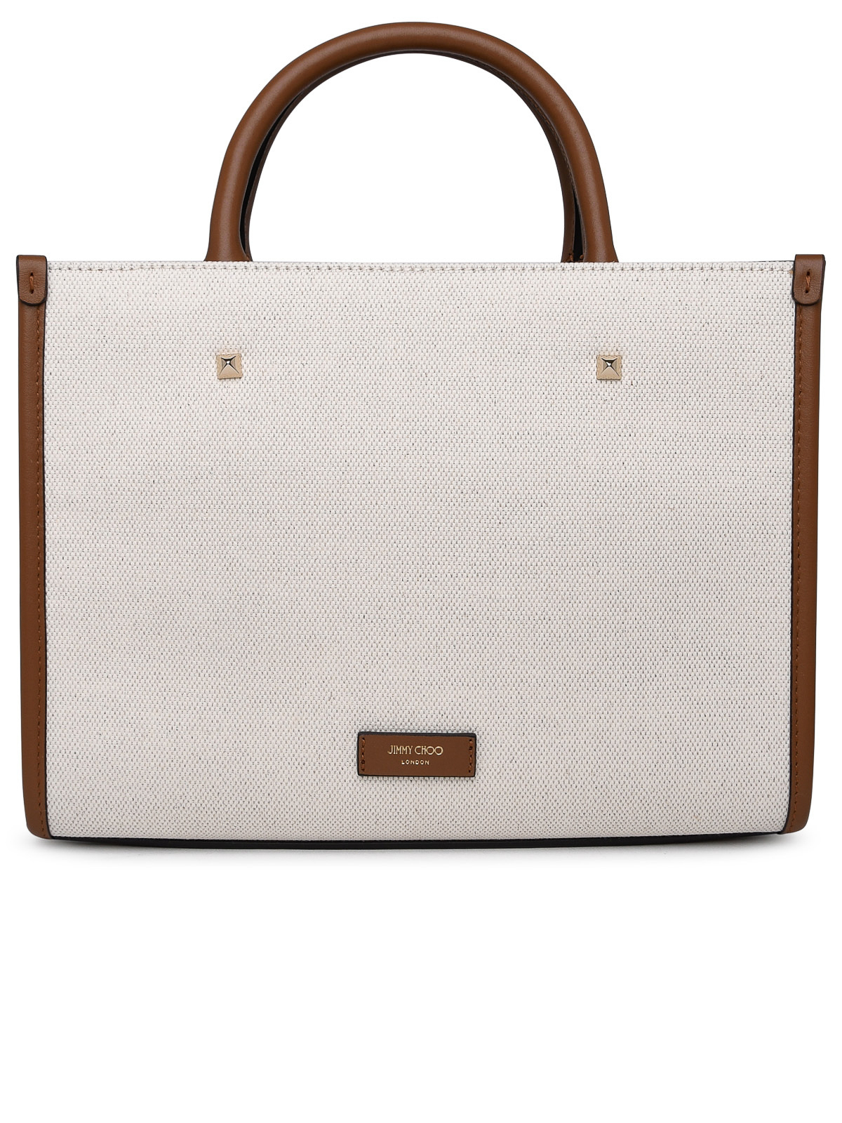 Jimmy Choo Avenue bag in ivory fabric
