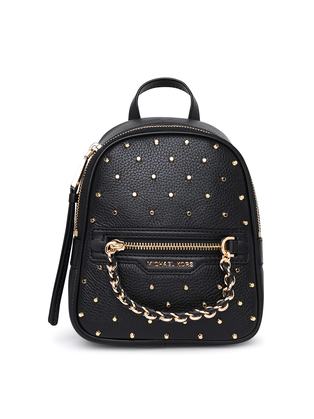 Michael Kors Black Leather Elliot Mini Backpack