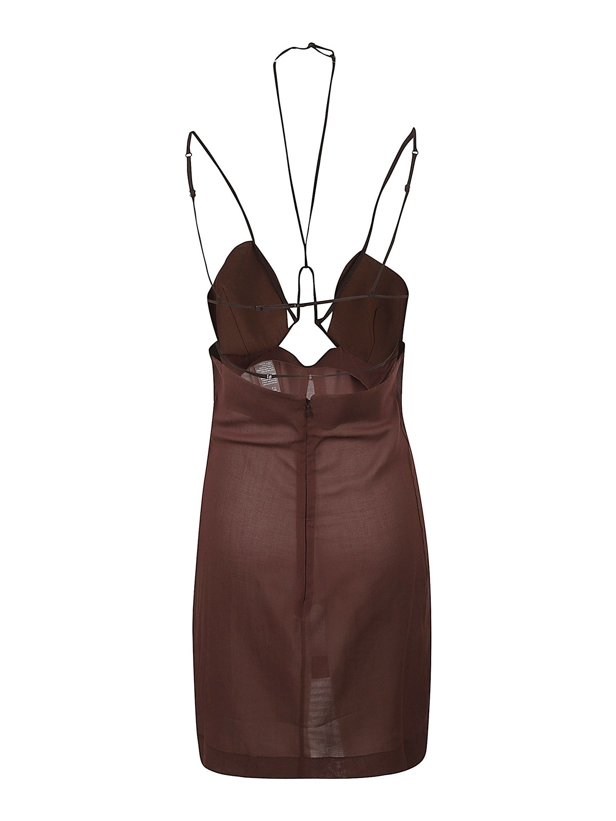 nensi dojaka brown dress Dress Nensi Dojaka – Michele Franzese main image 0