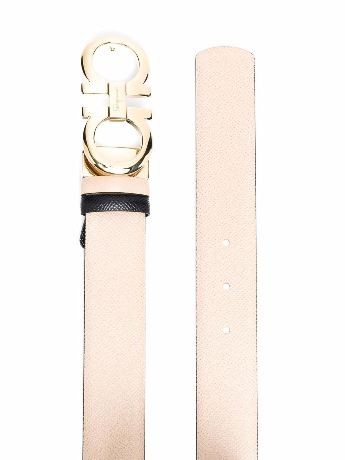 Ferragamo Leather Belt - Cream - Women|23A564093674546 display picture 2