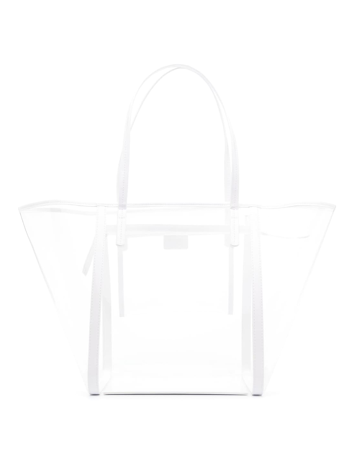 By Far Club Tote In White