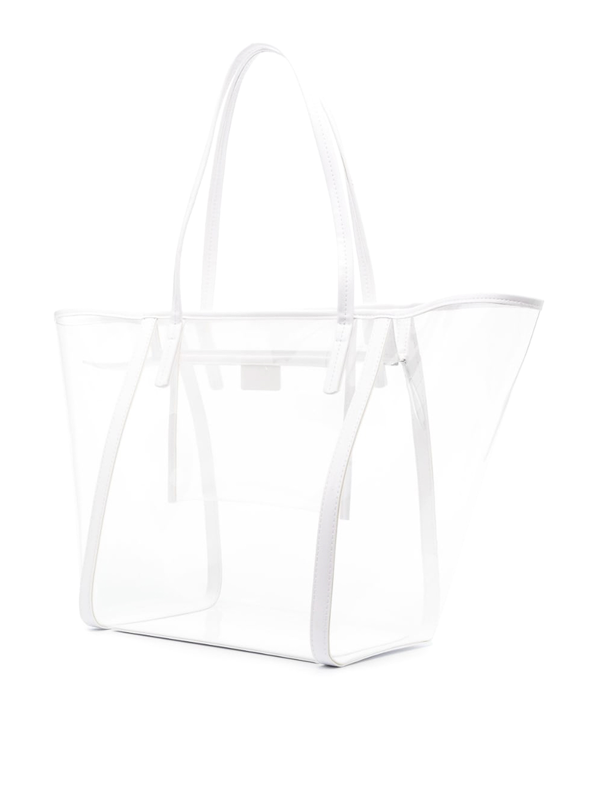 Shop By Far Club Tote In White