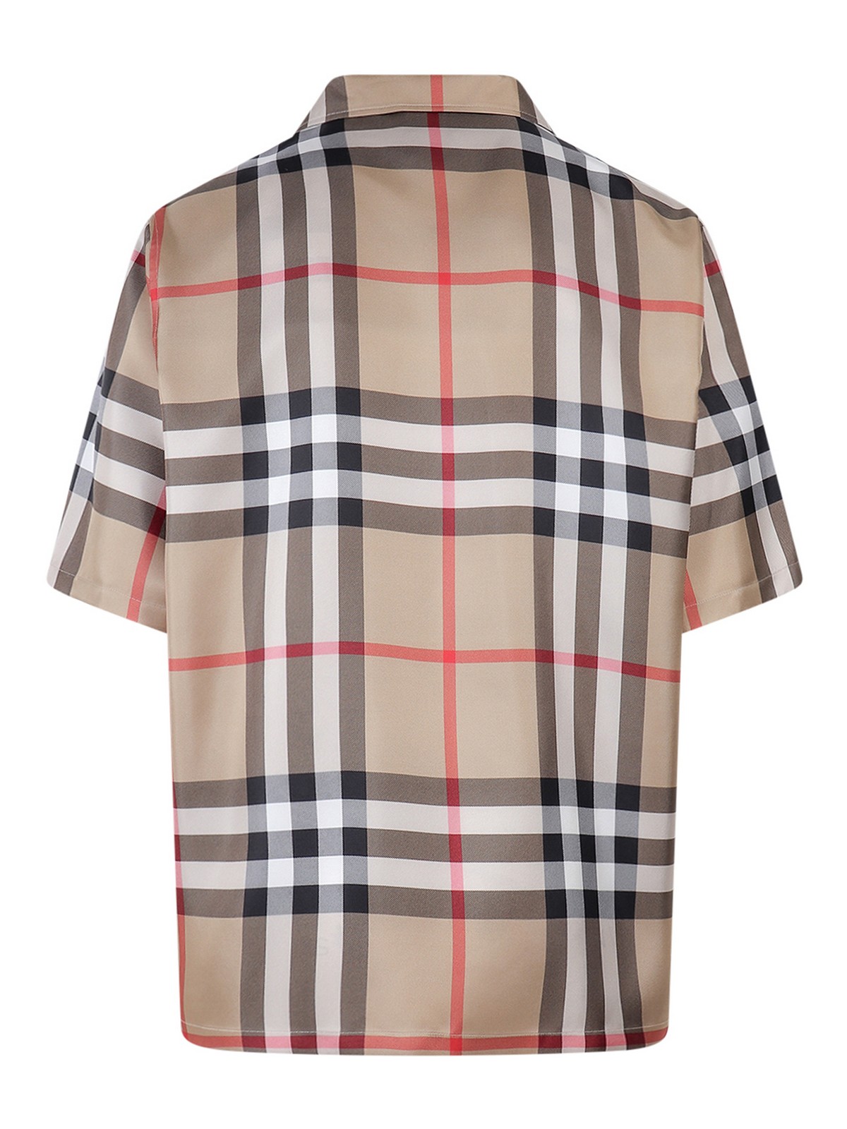 Shirts Burberry - Silk shirt with iconic check - 8050279