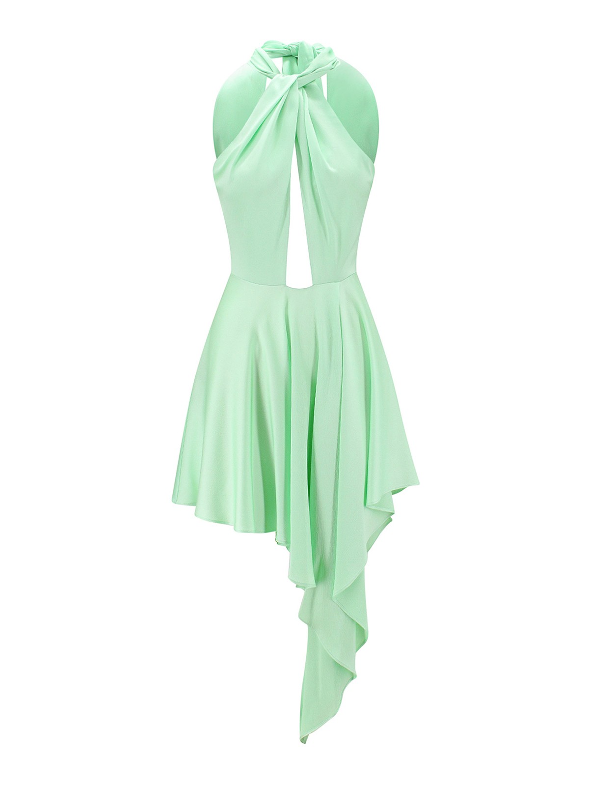 Shop Stella Mccartney Sustainable Viscose Dress In Green
