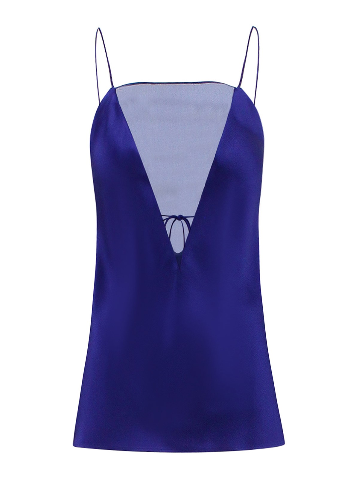 Shop Stella Mccartney Sustainable Viscose Blend Top In Blue