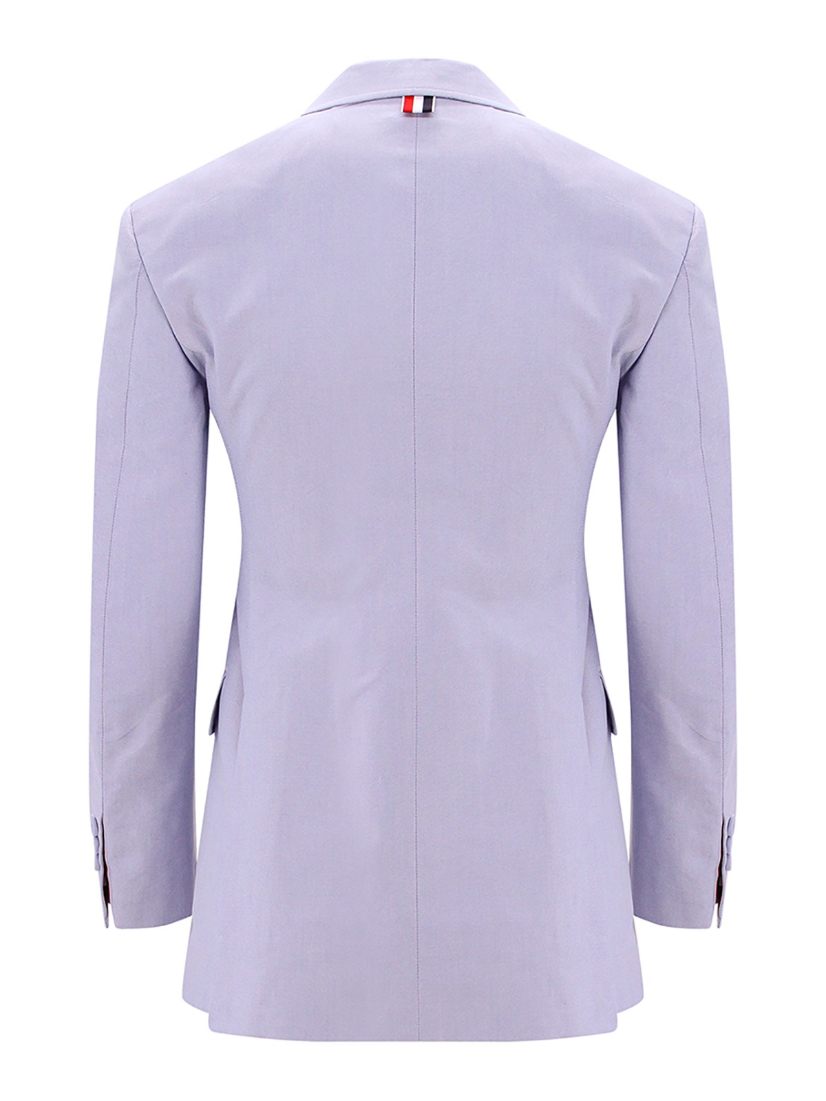Shop Thom Browne Oxforf Fabric Blazer With Silk Lining In Beige