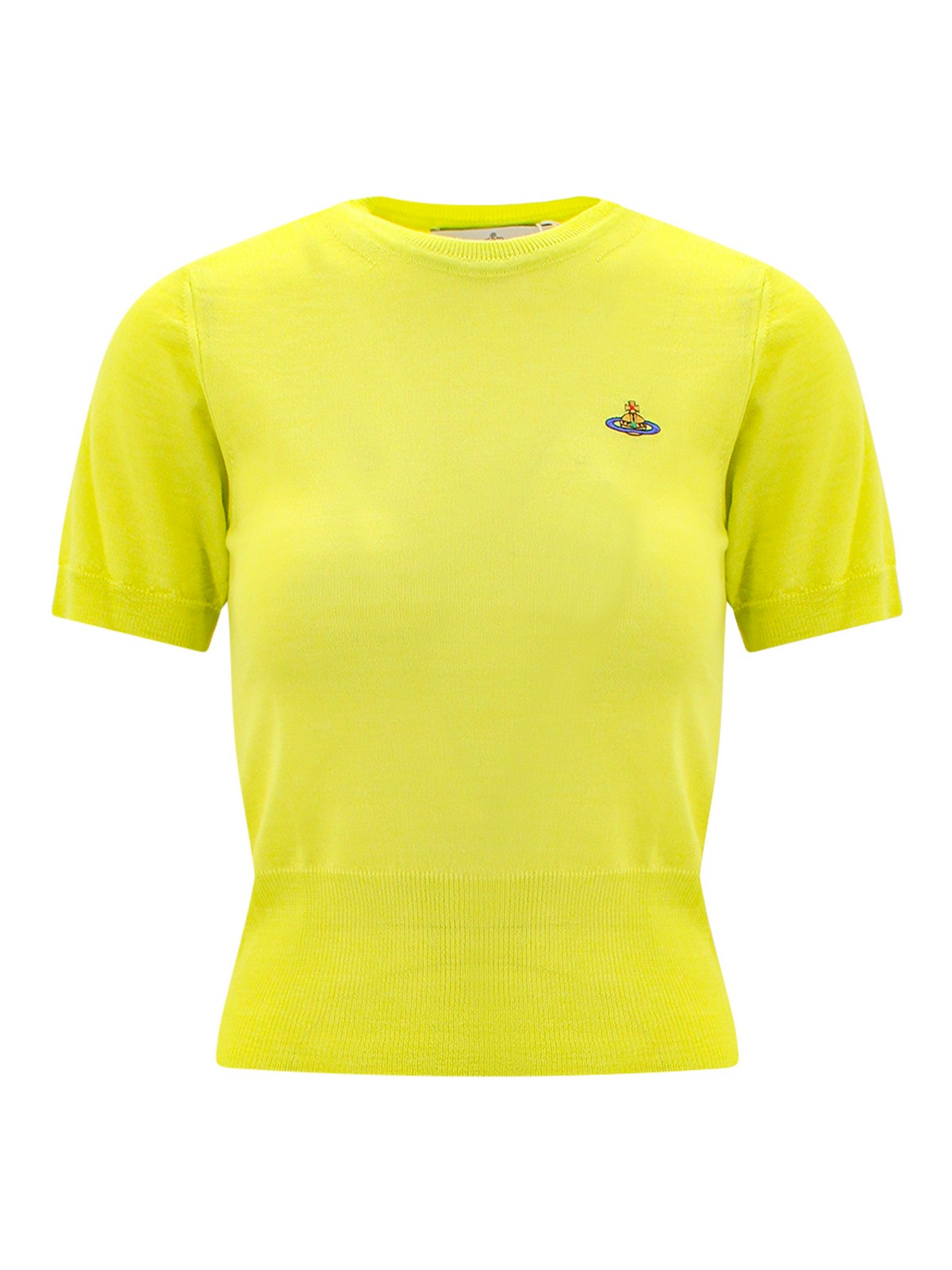 Vivienne Westwood Wool and silk top - Yellow|18030020Y000QE401