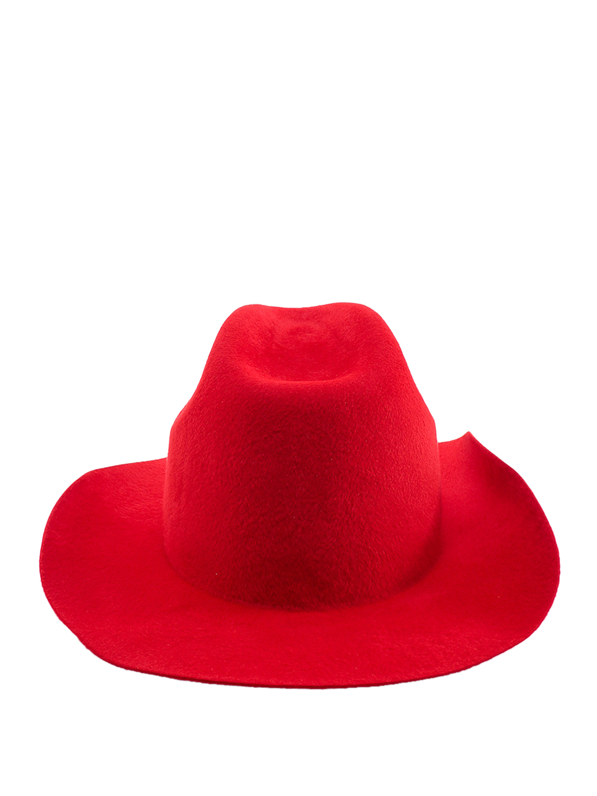 Shop Ruslan Baginskiy Felt Hat With Logo In Red
