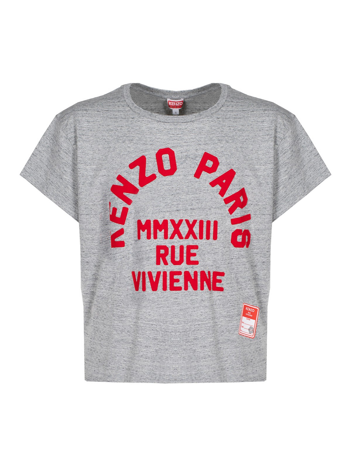 Kenzo Rue Vivienne 80 S T-shirt In Grey