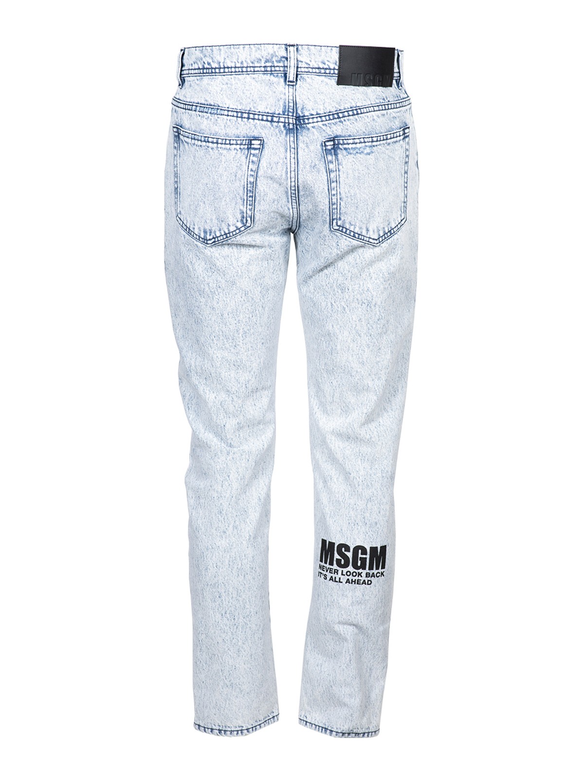 Shop Msgm Jeans Boot-cut - Azul In Blue