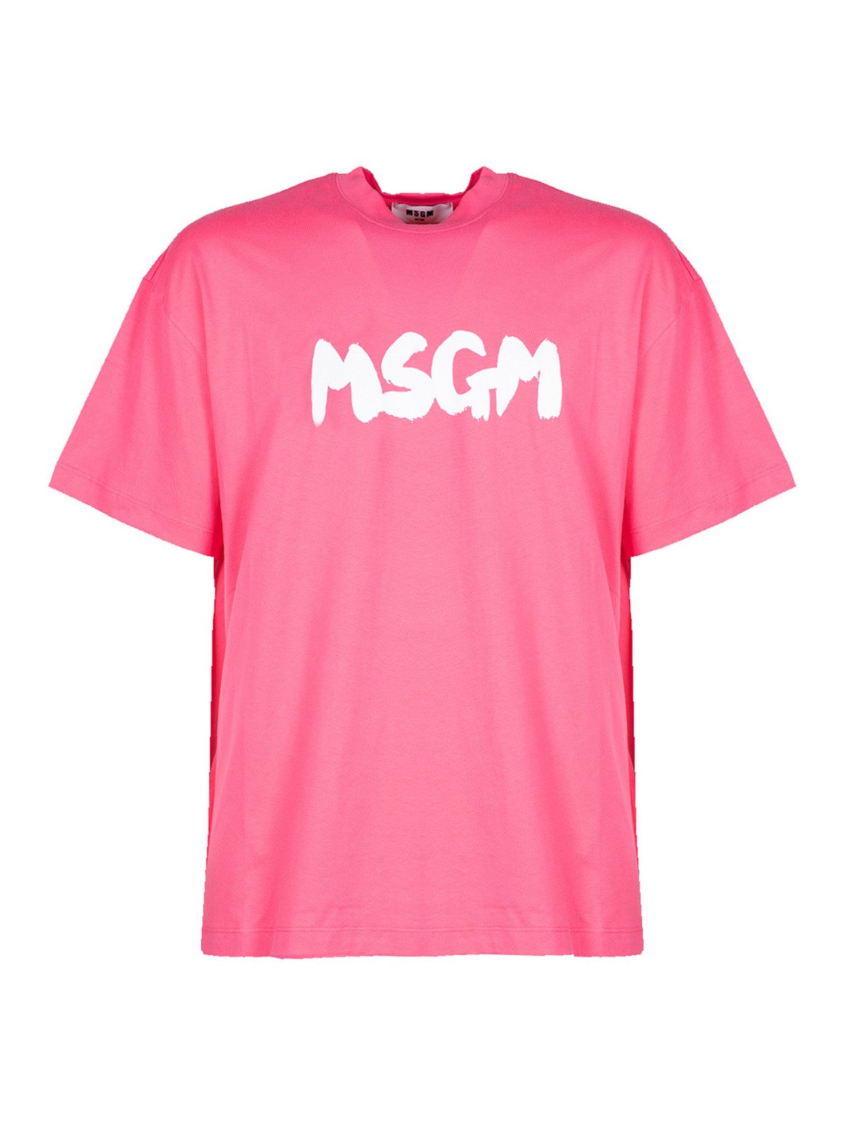 Msgm New Brush T-shirt In Multicolour