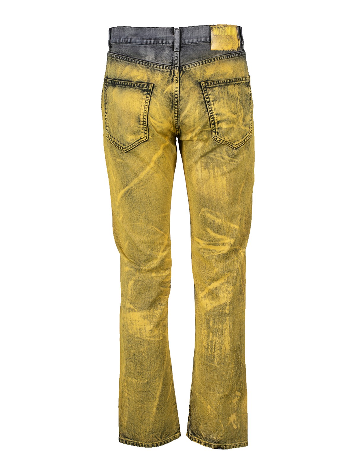 Shop Moschino Jeans Boot-cut - Amarillo In Yellow