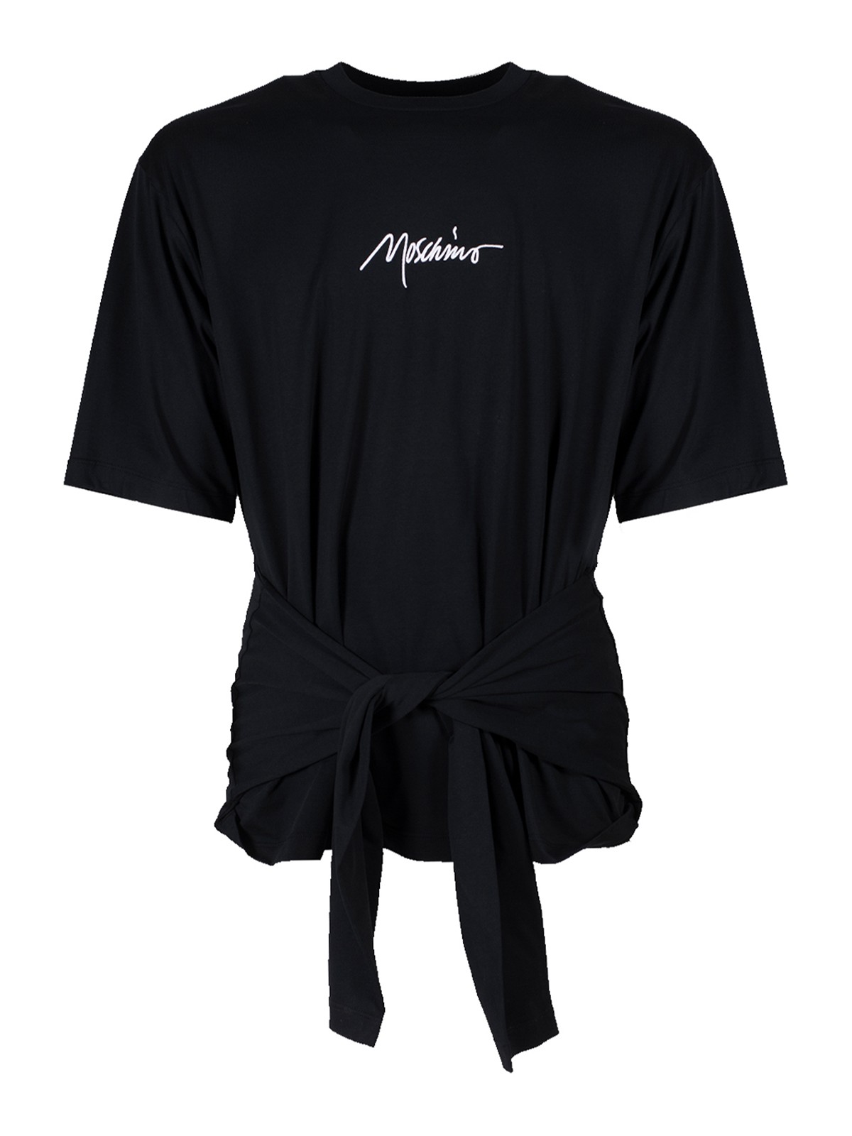 Moschino Double Tshirt In Black