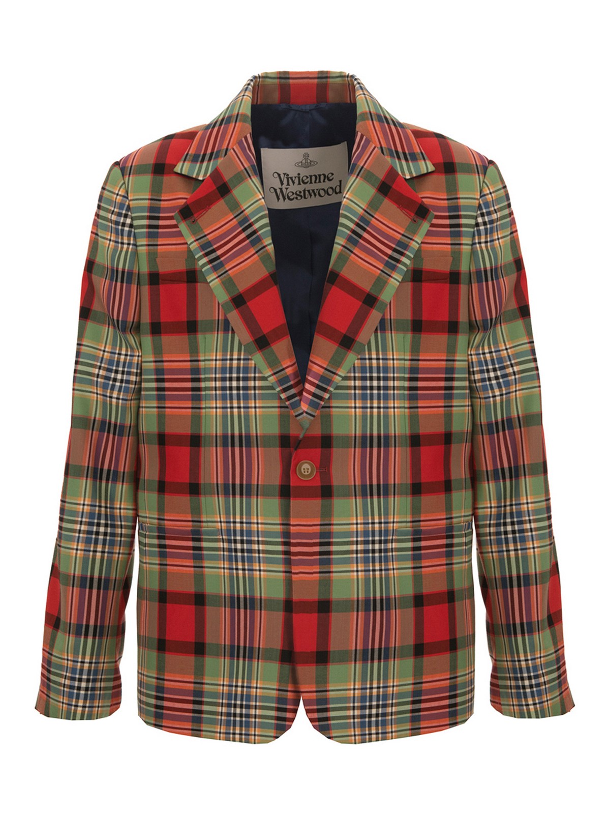 Vivienne Westwood Classic Jacket Tartan In Multicolour