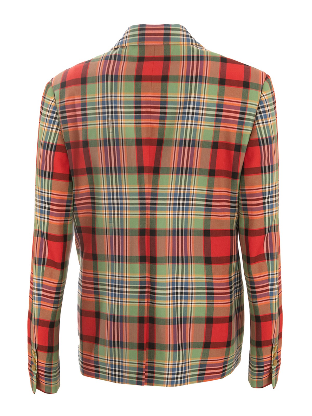 Shop Vivienne Westwood Classic Jacket Tartan In Multicolour