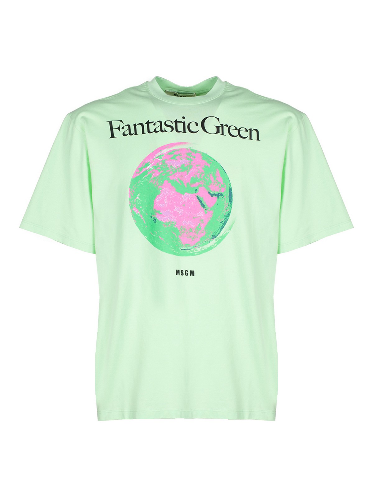 Msgm Fantastic Green World Tshirt