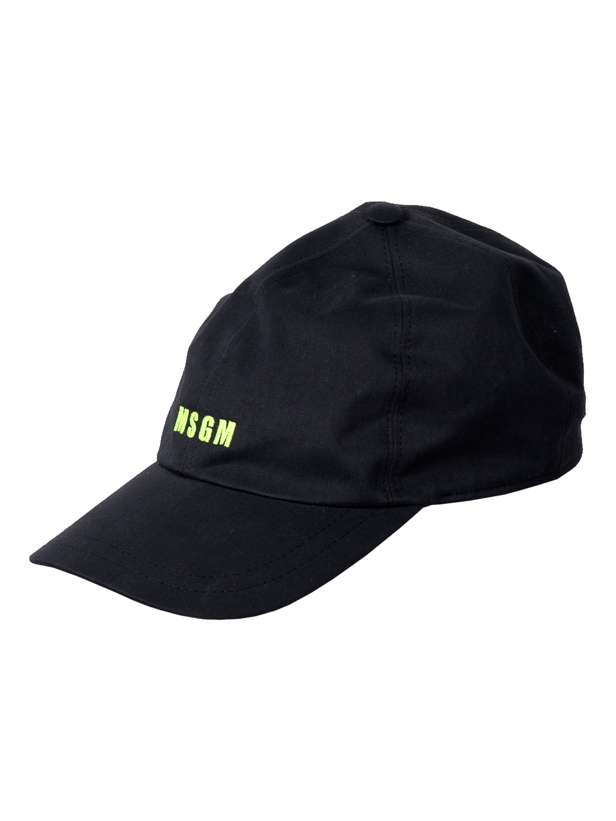Shop Msgm Baseball Hat In Black