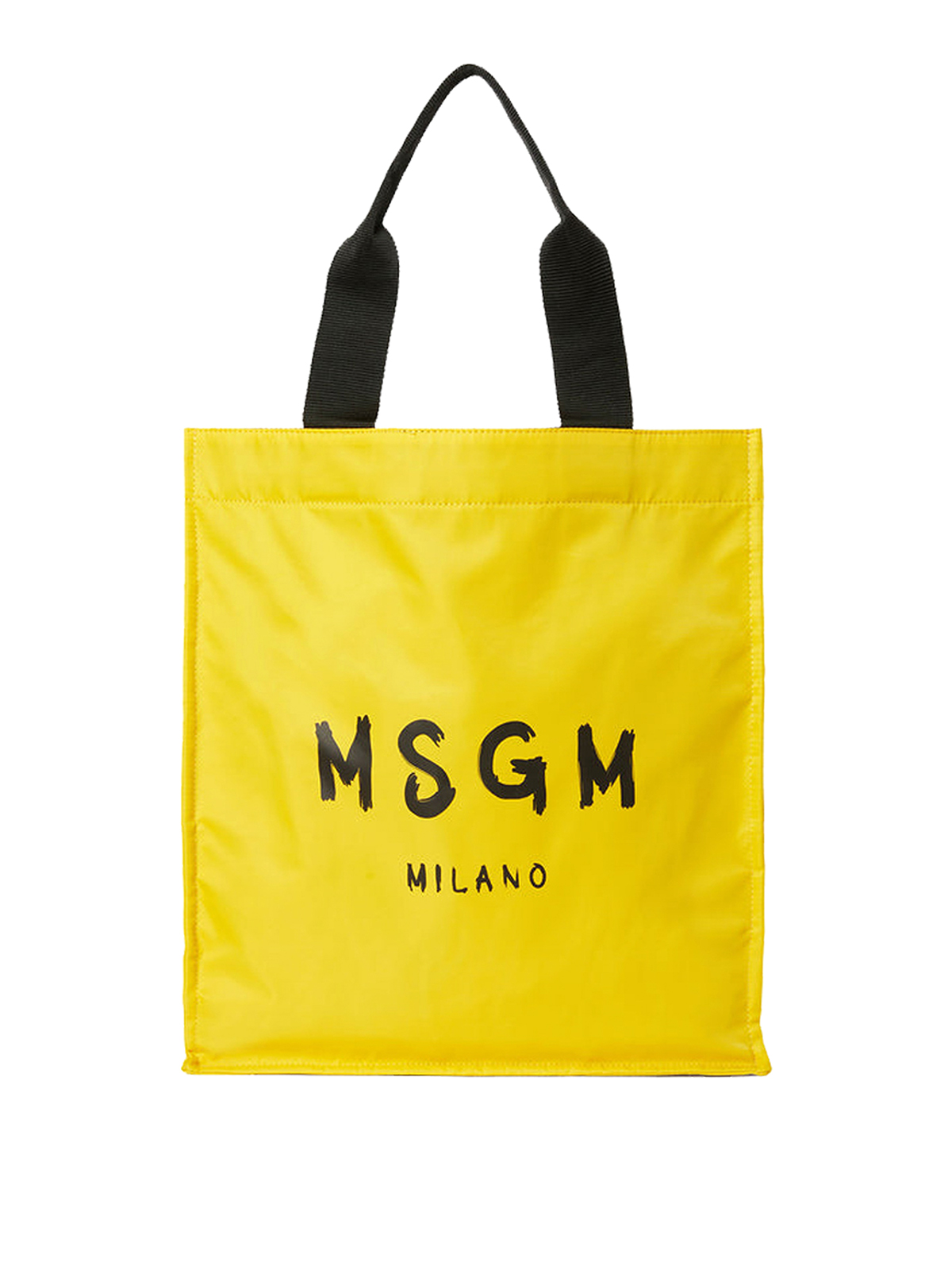 Msgm Signature Shopping In Yellow