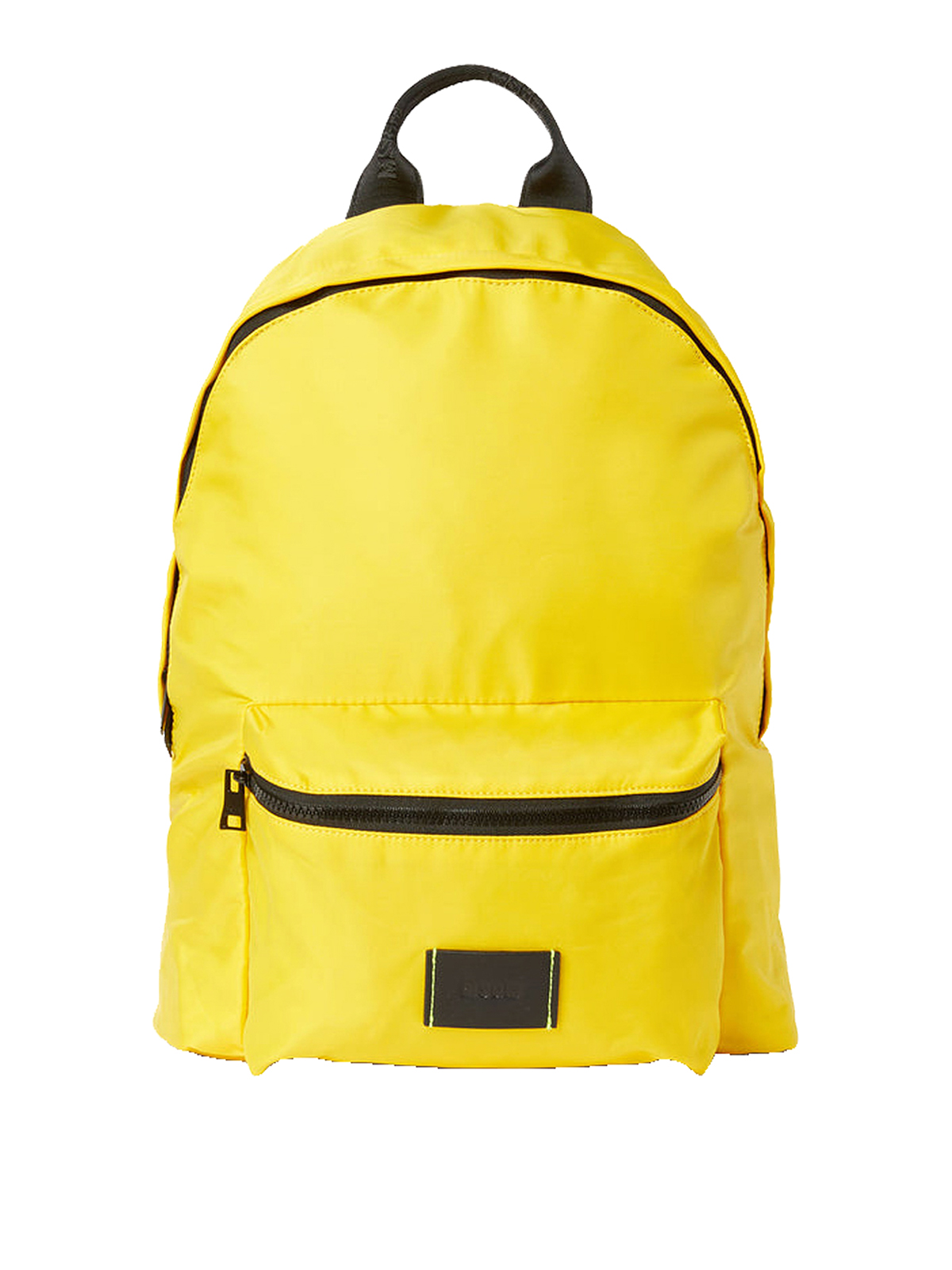 Msgm Signature Backpack In Yellow