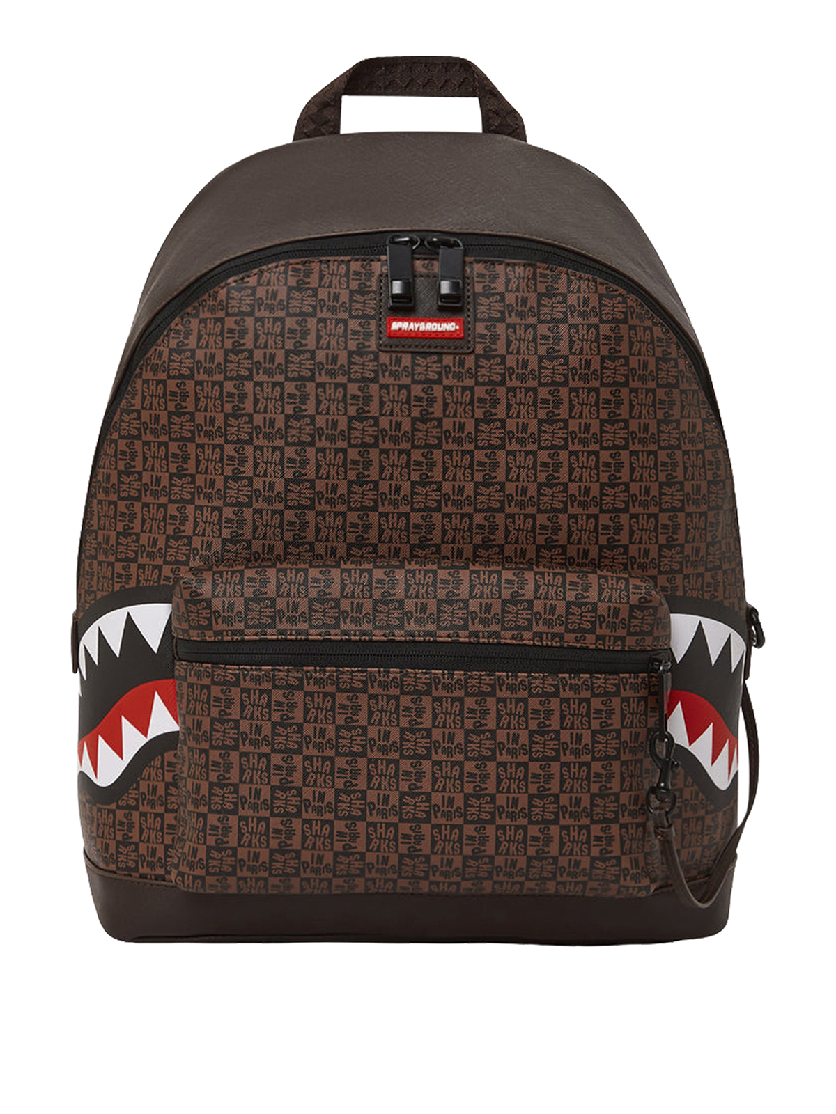 Backpacks Sprayground - Shark in Paris backpack in brown and black
