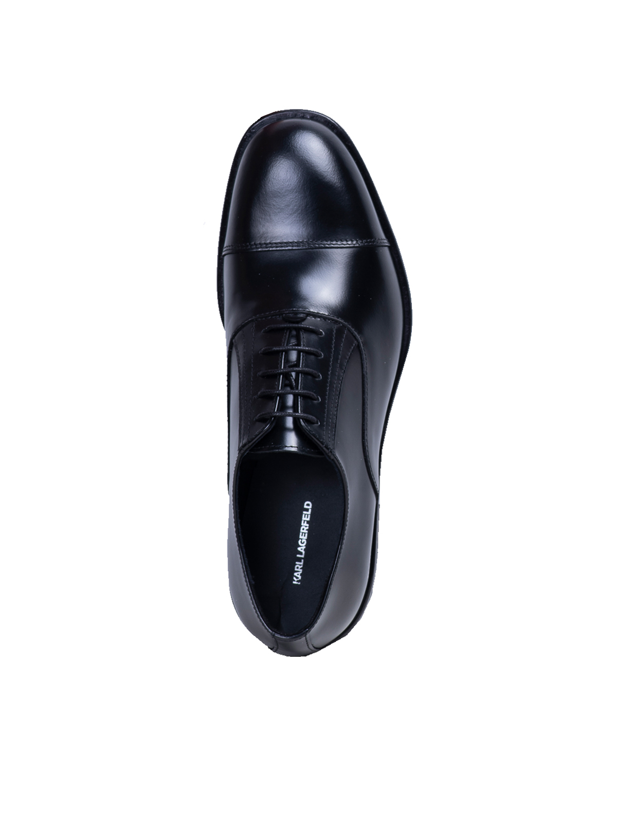 Shop Karl Lagerfeld Zapatos Con Cordones - Urano In Black