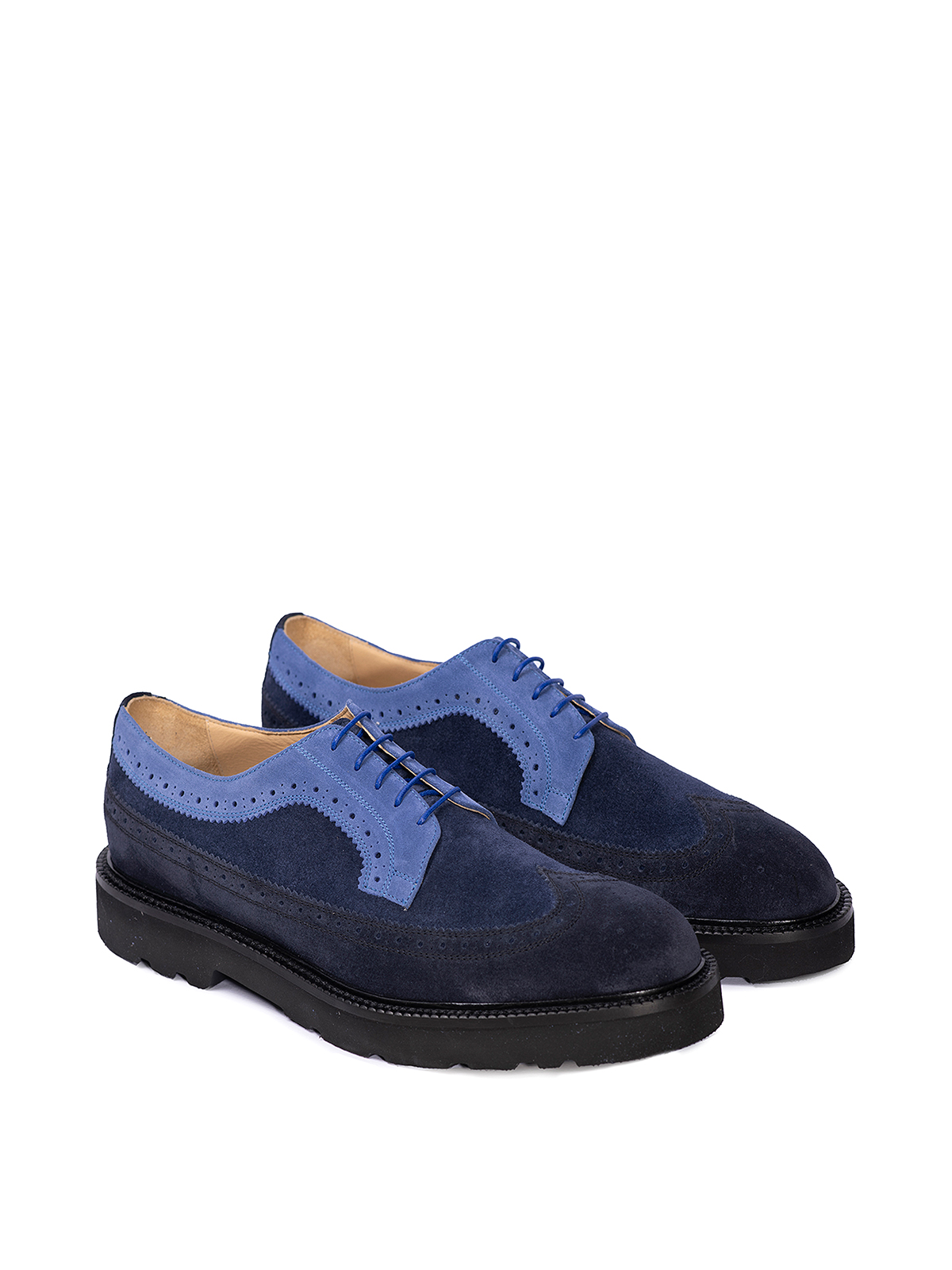 Shop Paul Smith Count Brogues In Azul Oscuro
