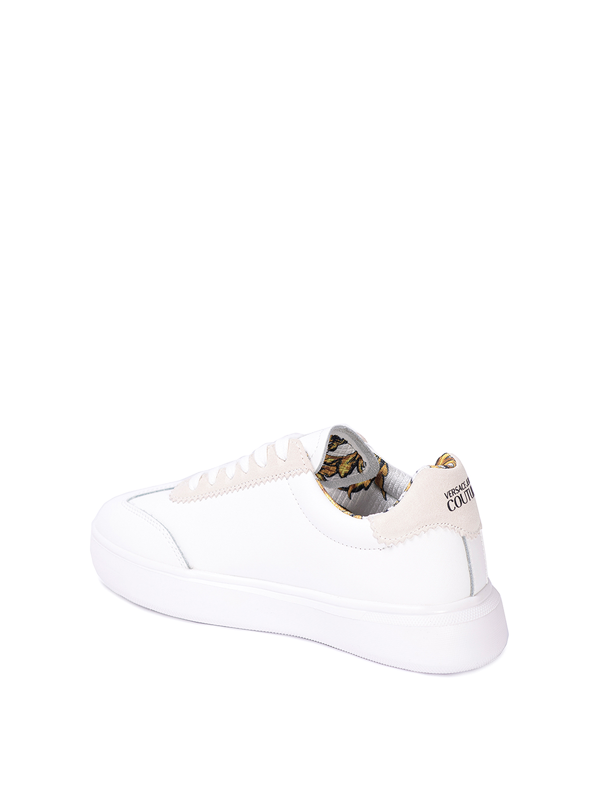 Shop Versace Jeans Couture Frame Baroque Sneakers In Multicolour