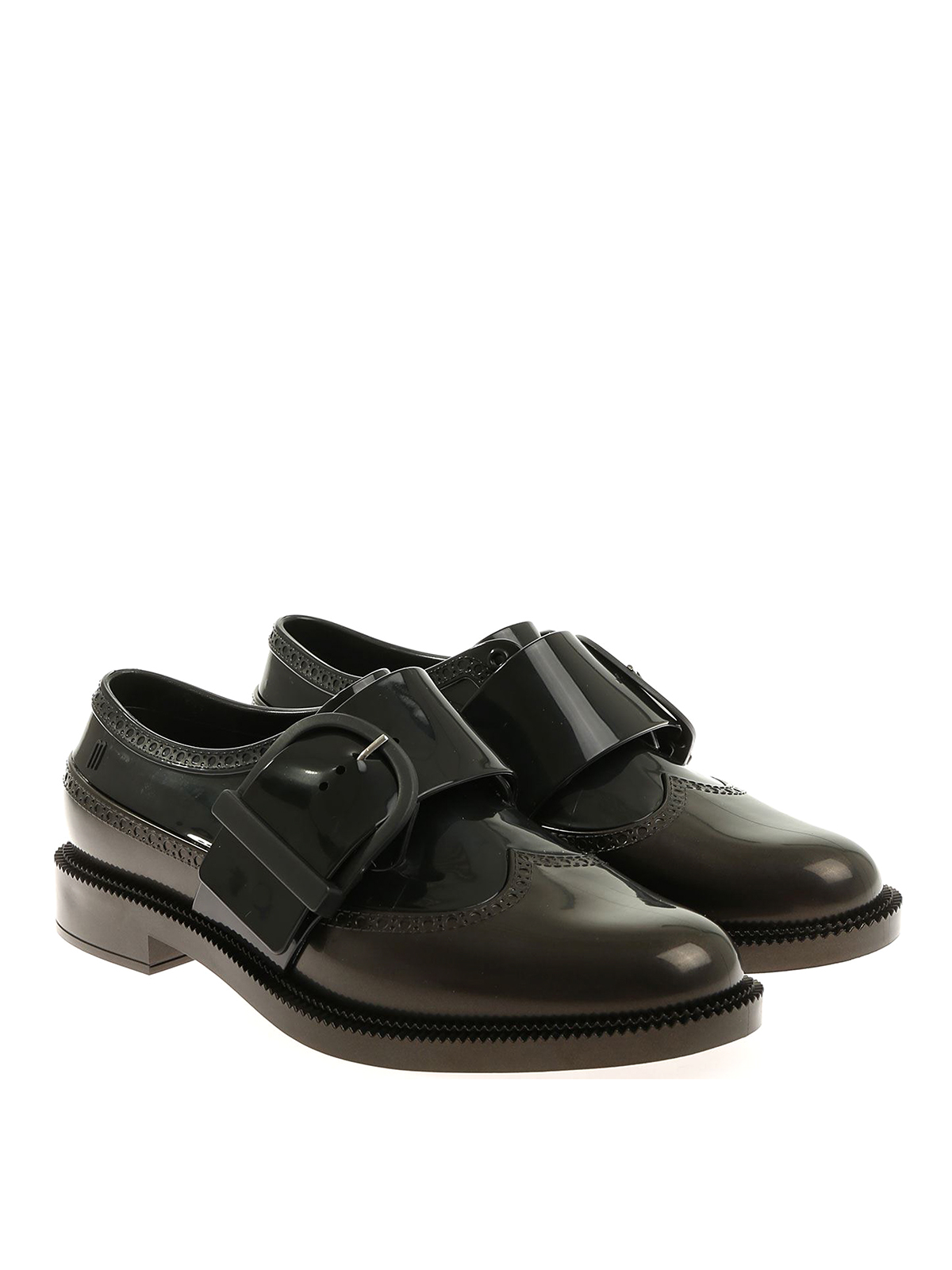 Melissa Brogue Loafers In Black