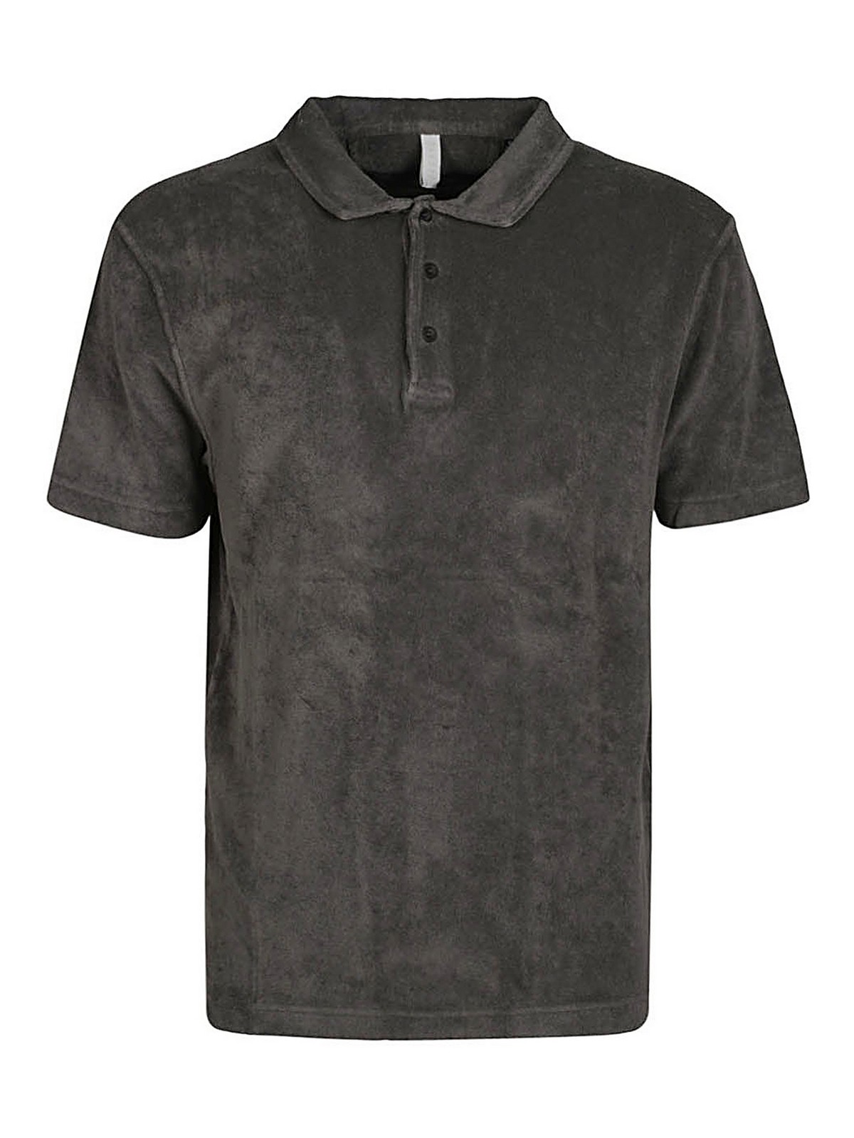 Shop 04651/a Trip In A Bag Cotton Polo Shirt In Grey