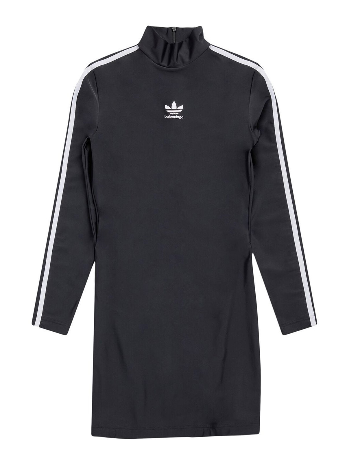 Adidas Originals Logo Sports Mini Dress In Black