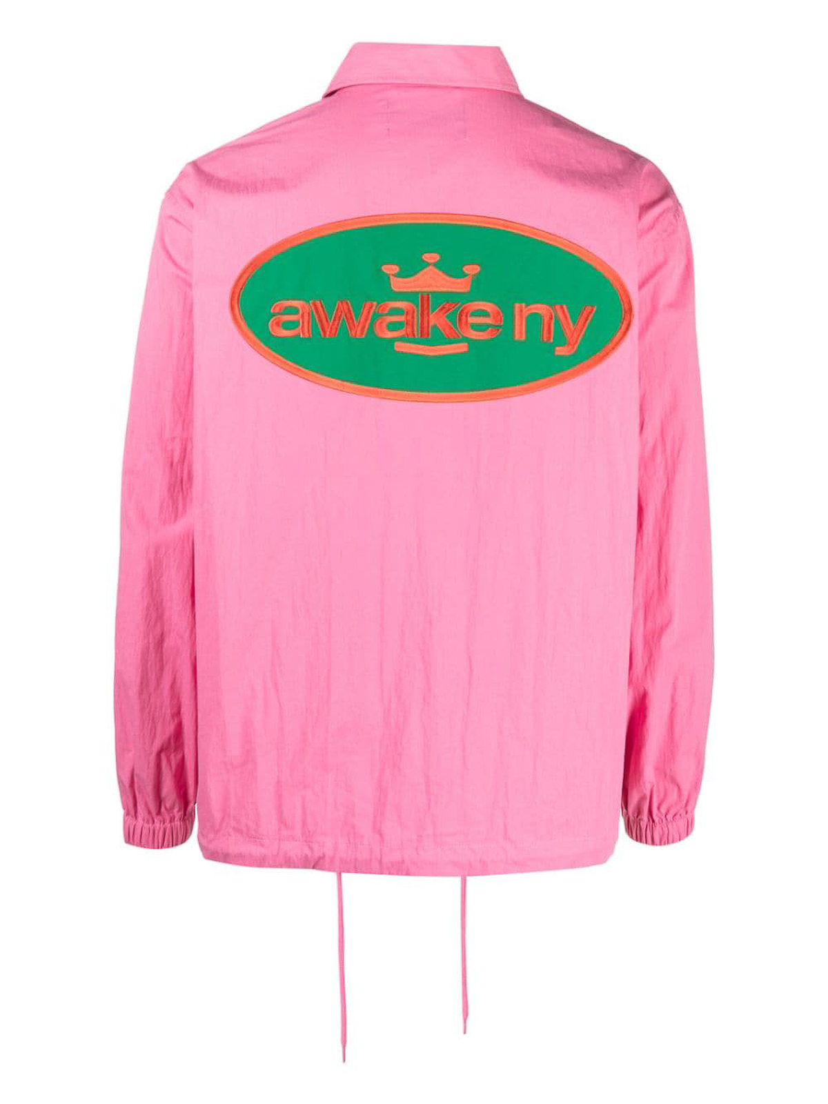 Shop Awake Ny Logo Twill Jacket In Multicolour