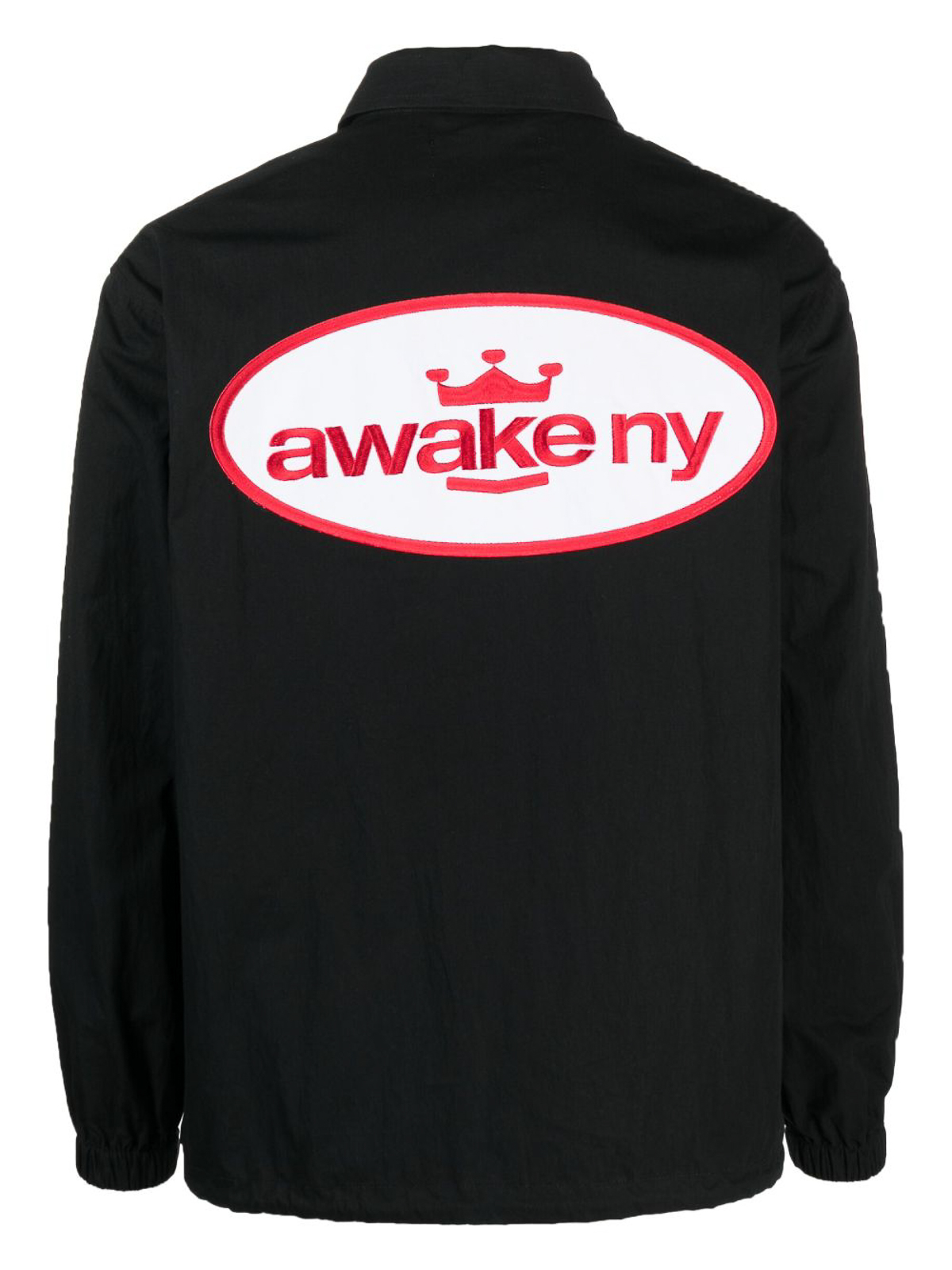 Shop Awake Ny Logo Twill Jacket In Black