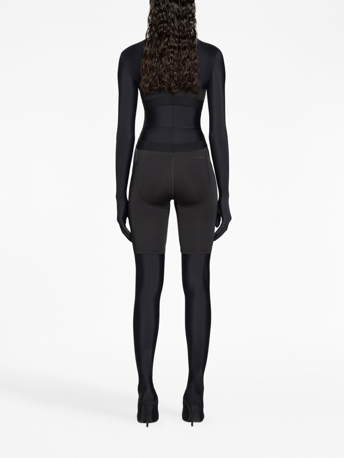 Balenciaga Cycling shorts - Black - Women|7442014C3B21077