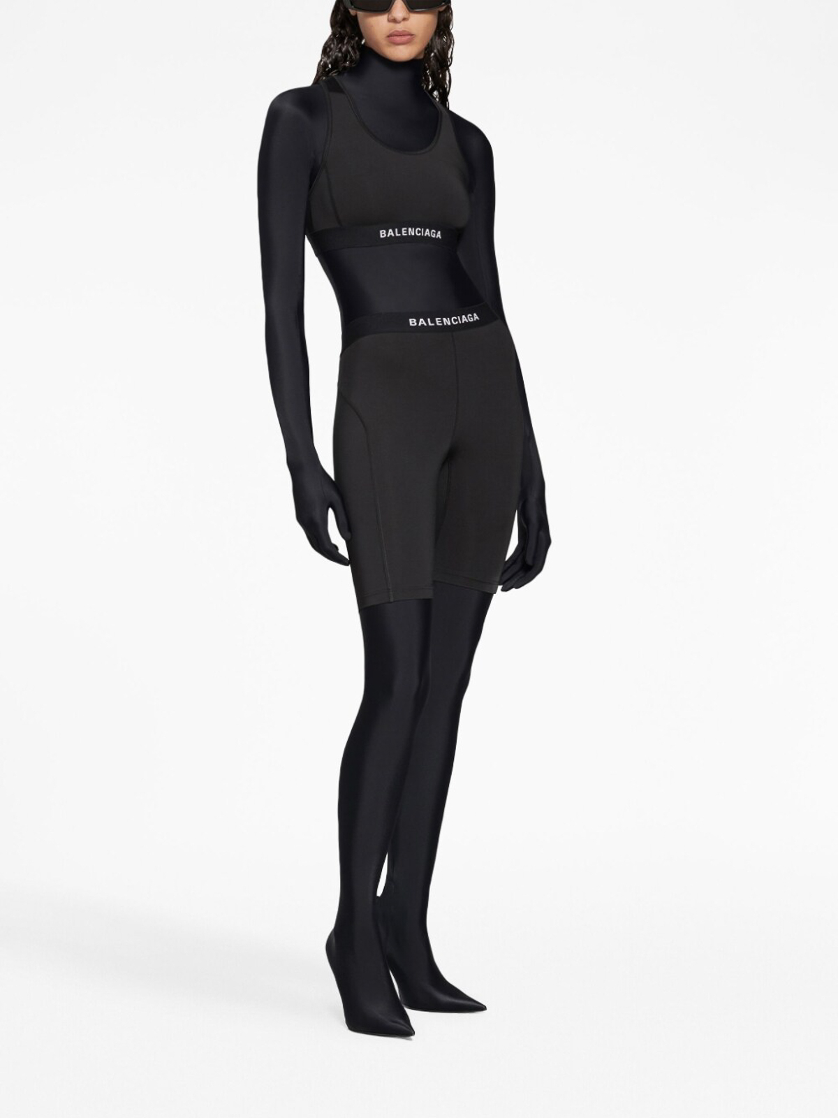 Balenciaga Cycling shorts - Black - Women|7442014C3B21077