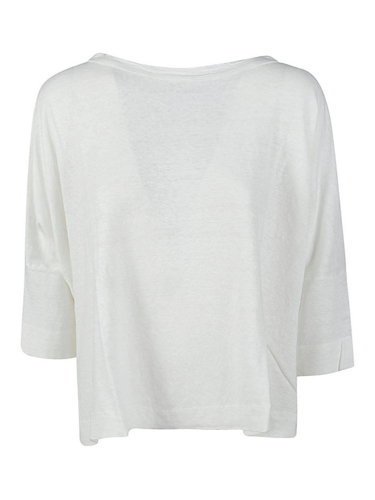 Shop Shirt C-zero Linen Over Sweater In White
