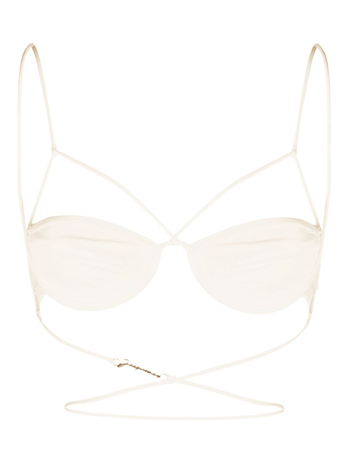 Shop Jacquemus Bikini - Beis In White