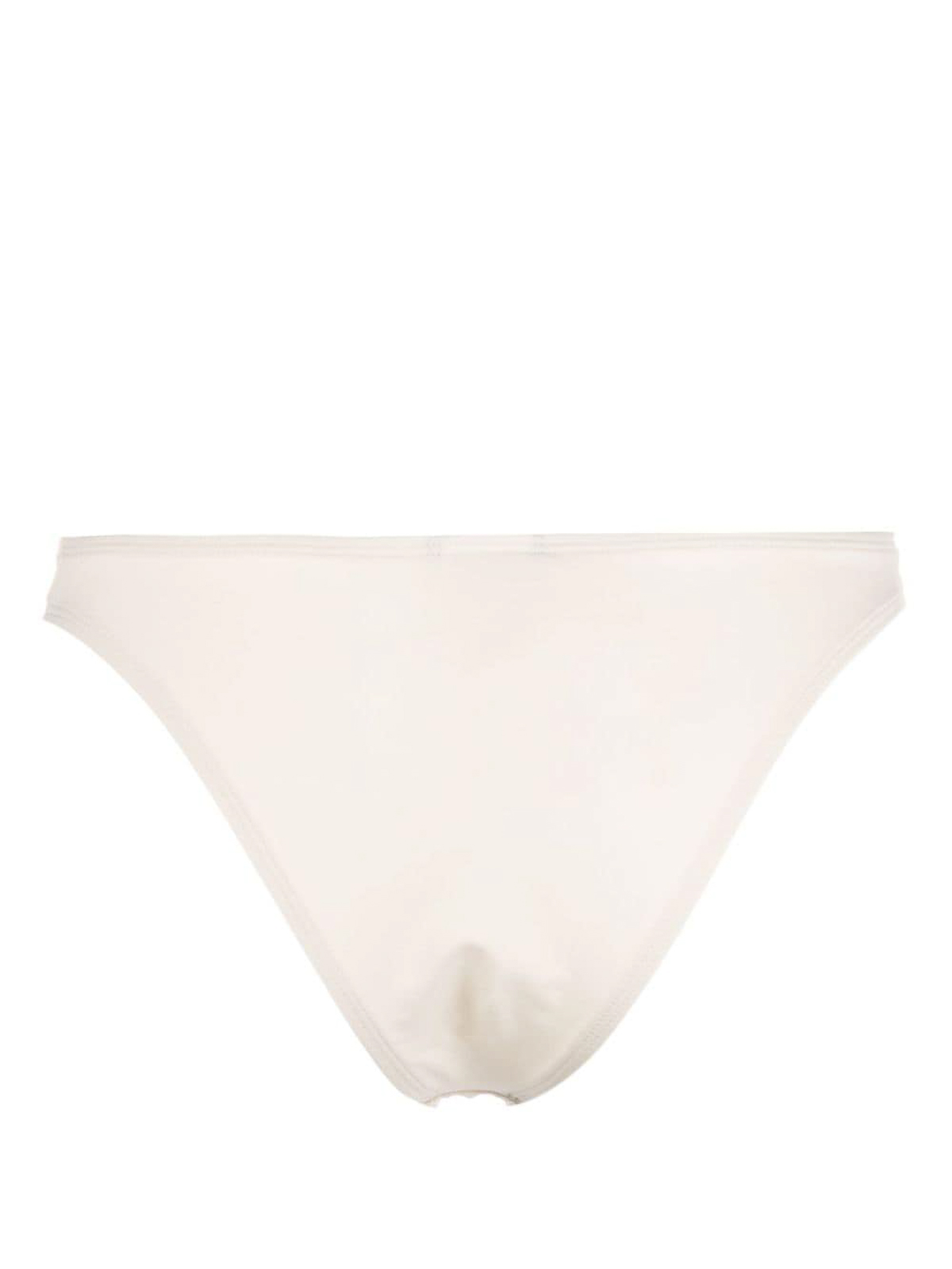 Shop Jacquemus The Bottom Of The Maillot Signature In White