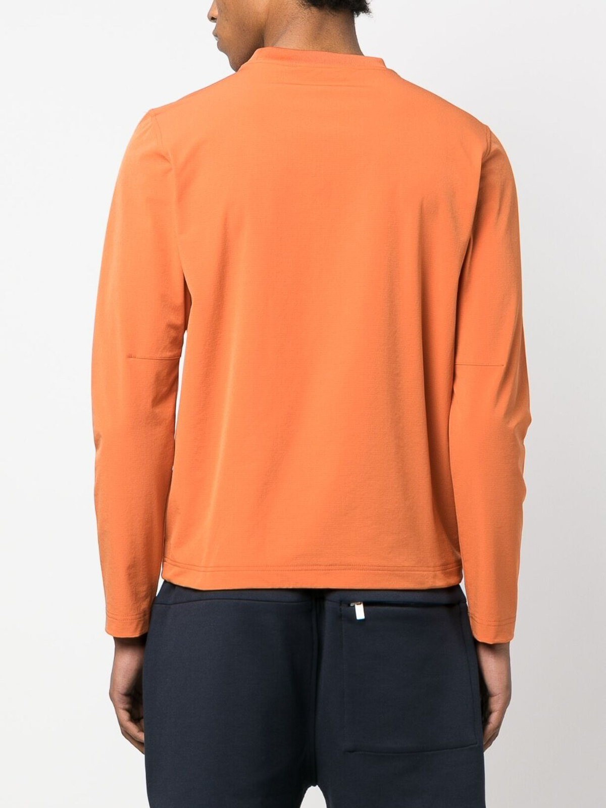 Shop K-way Logo Crewneck Sweatshirt In Orange