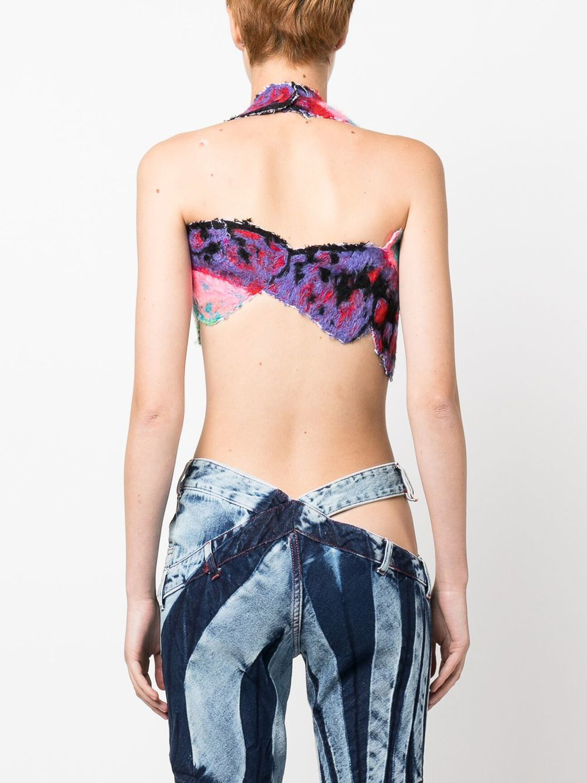 Masha Popova Butterfly top - Purple | MPAW22205PPURPLEPLASMA