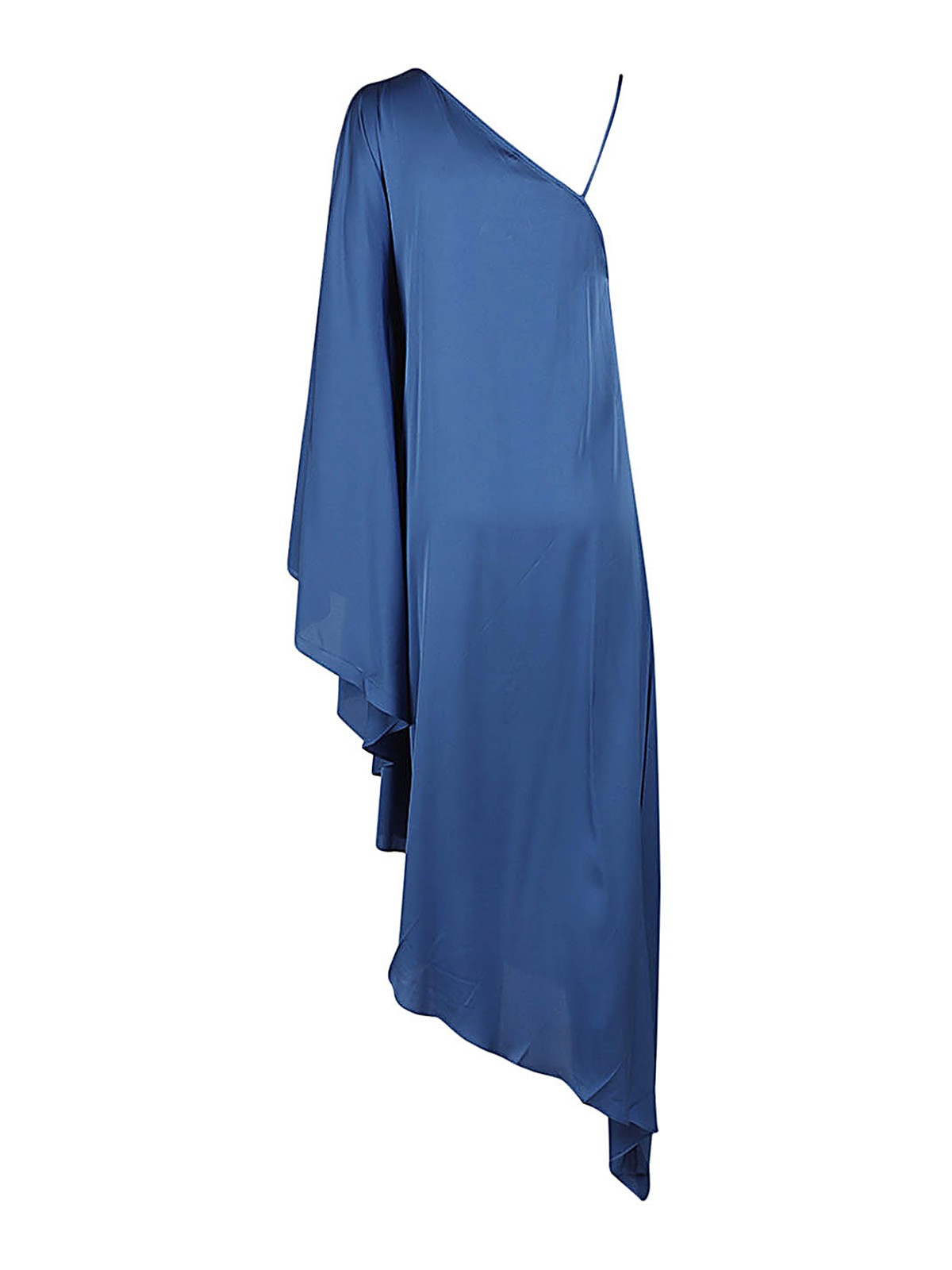 Shop Silk95five Vestido Midi - Azul In Blue