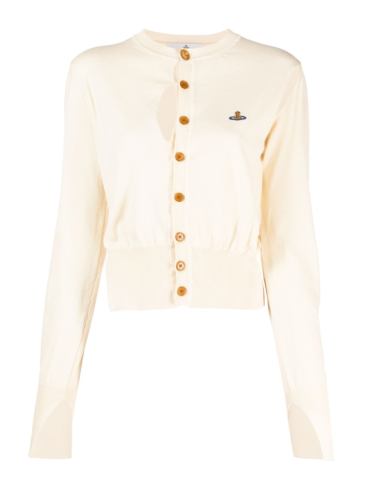 Vivienne Westwood Logo ribbed cardigan|18030026Y000URGA408 Vivienne Westwood Logo ribbed cardigan|18030026Y000URGA408