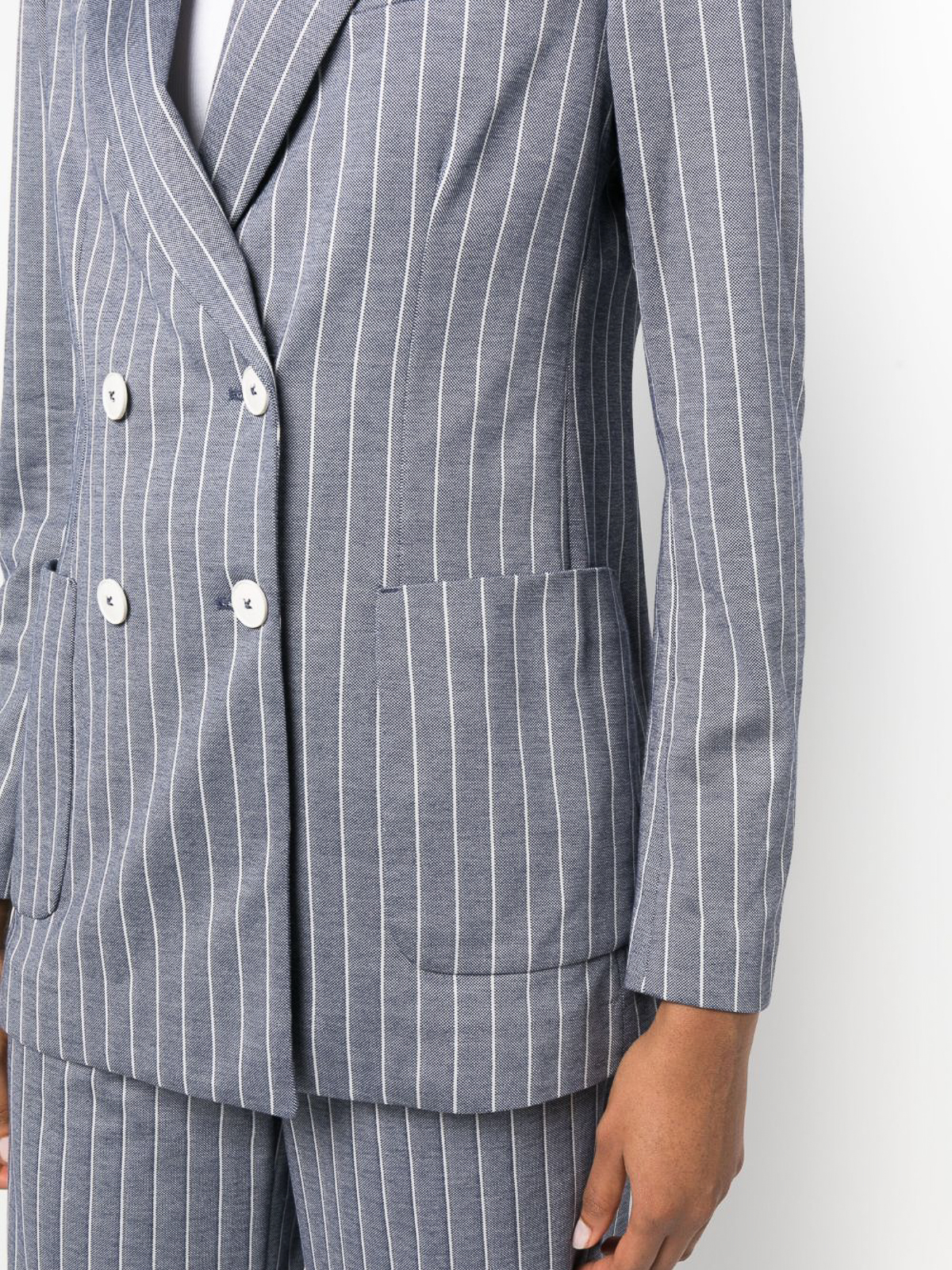 Casual jackets Circolo 1901 - Striped double-breasted jacket - FD2766001T