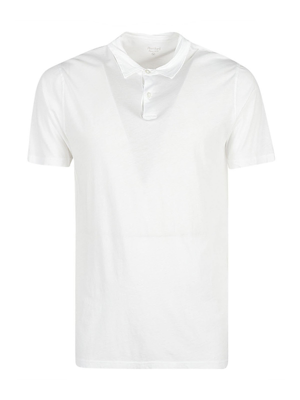 Hartford Cotton Polo Shirt In White