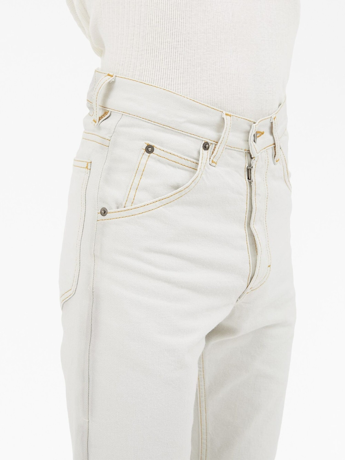 Shop Maison Margiela Jeans Boot-cut - Jeans Di Jeans In White