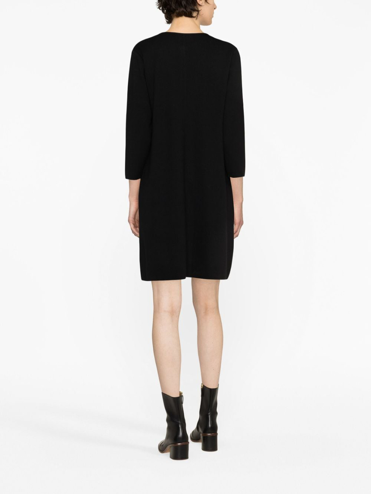 Fabiana Filippi Wool short dress - Black|ABD213F130D462825