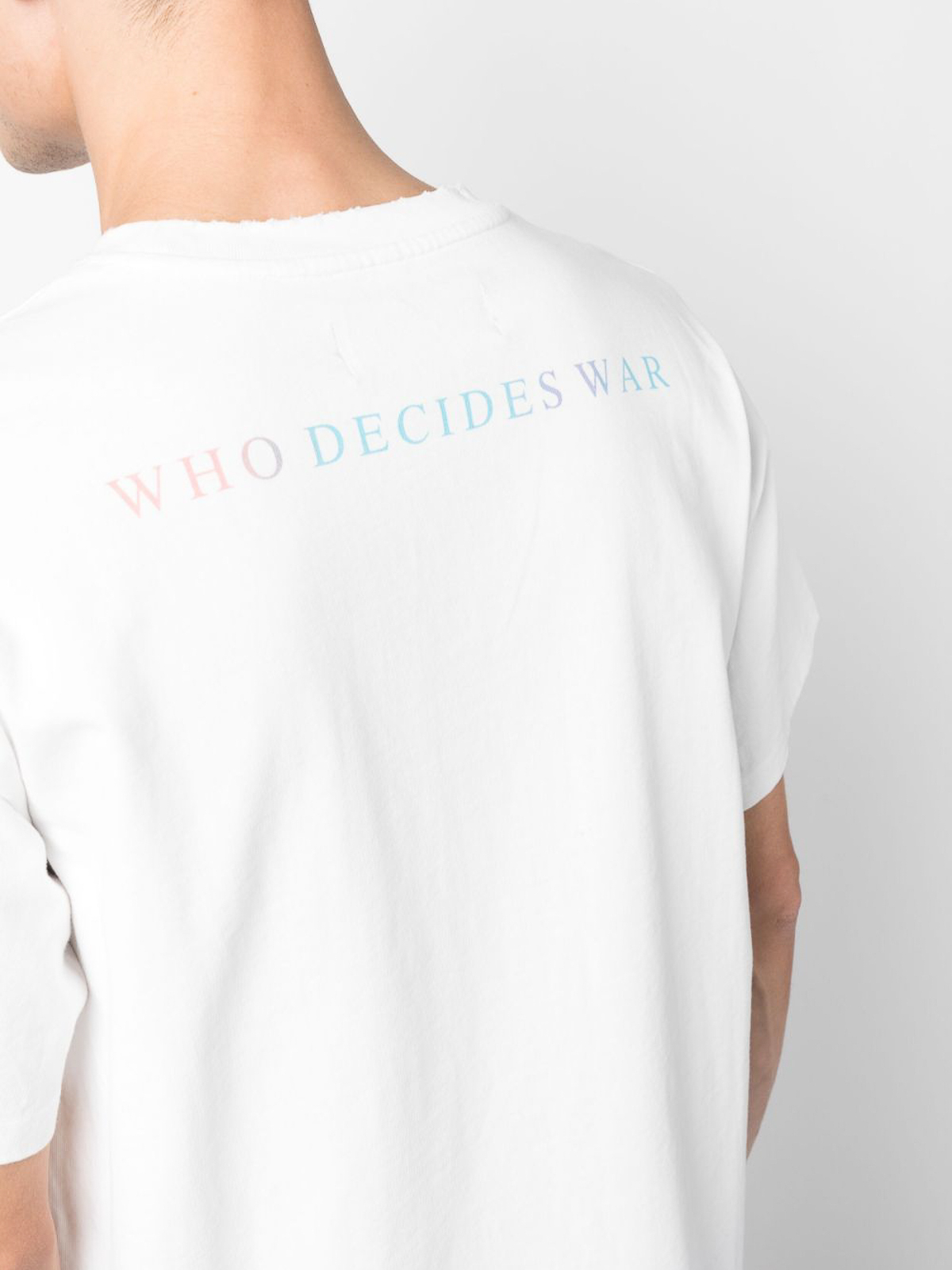 Who Decides War Tシャツ - 白|SHOCKWAVESJERSEYCLOUD | THEBS