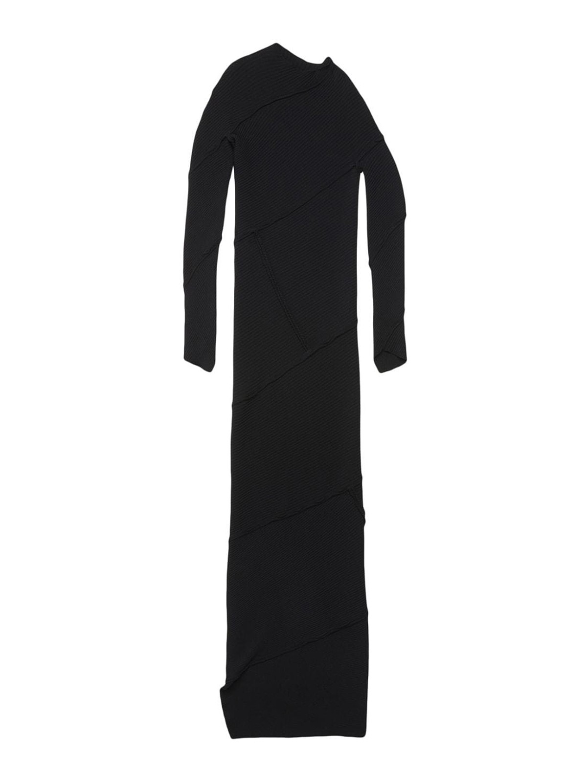 Shop Balenciaga Long Dress In Negro